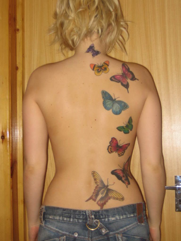 stunning butterfly tattoo art design