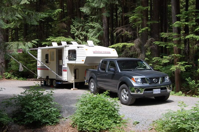 Nissan frontier with four wheel camper #2