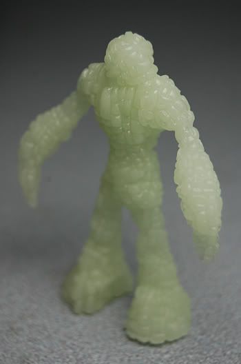 Glow production pvc figure