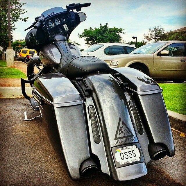 2007 street glide stretched bags and fender kit