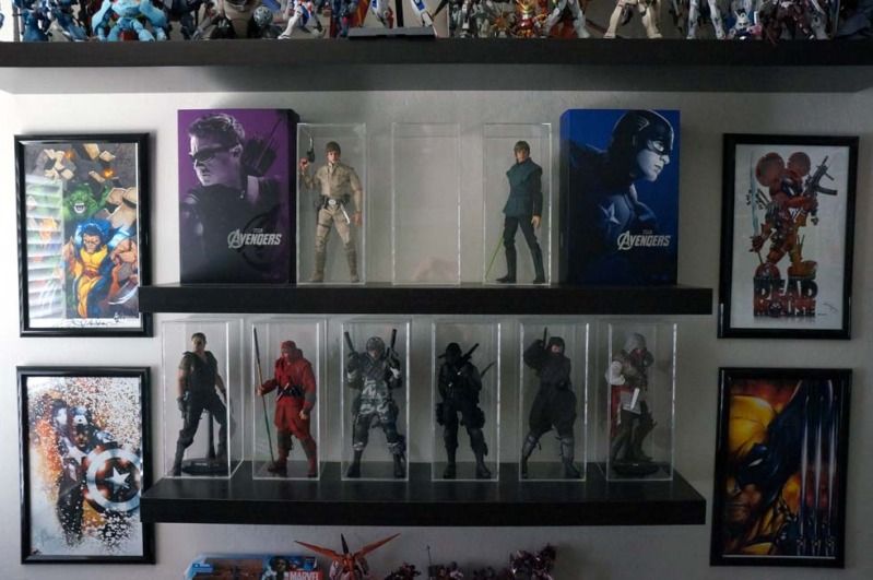 action figure wall shelf