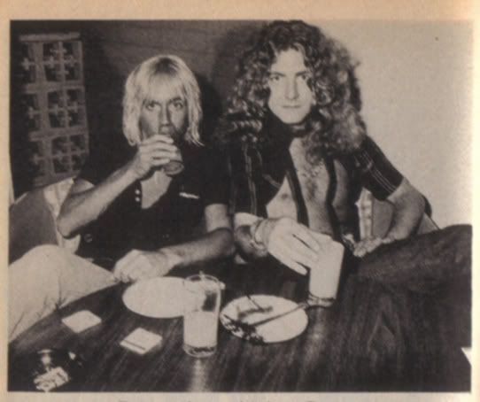 Iggy &amp; Robert Plant Pictures, Images and Photos