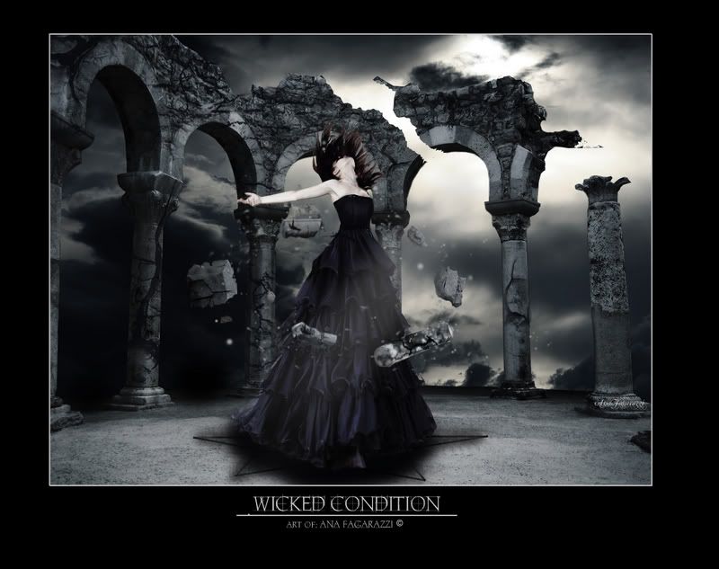 Wicked Condition - magic, ruins, sky, stone, gothic