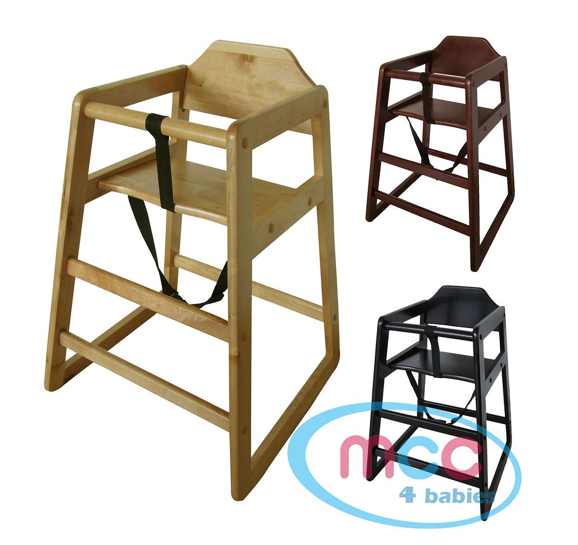 Stackable Wooden Baby Feeding Highchair High Chair home & commercial