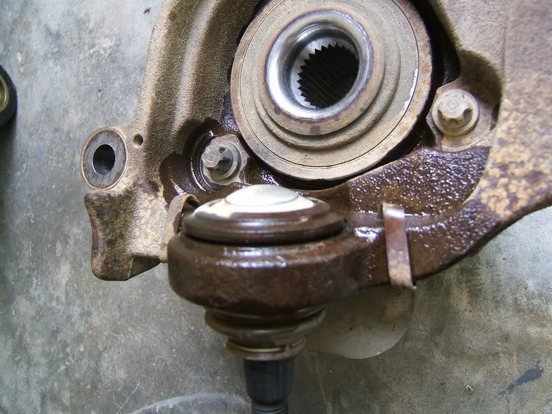 Jeep ball joint removal