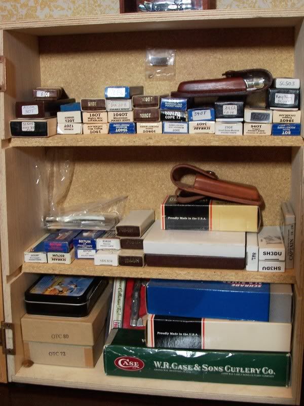 Large Schrade Knife Display Case Page 1 All About Pocket Knives