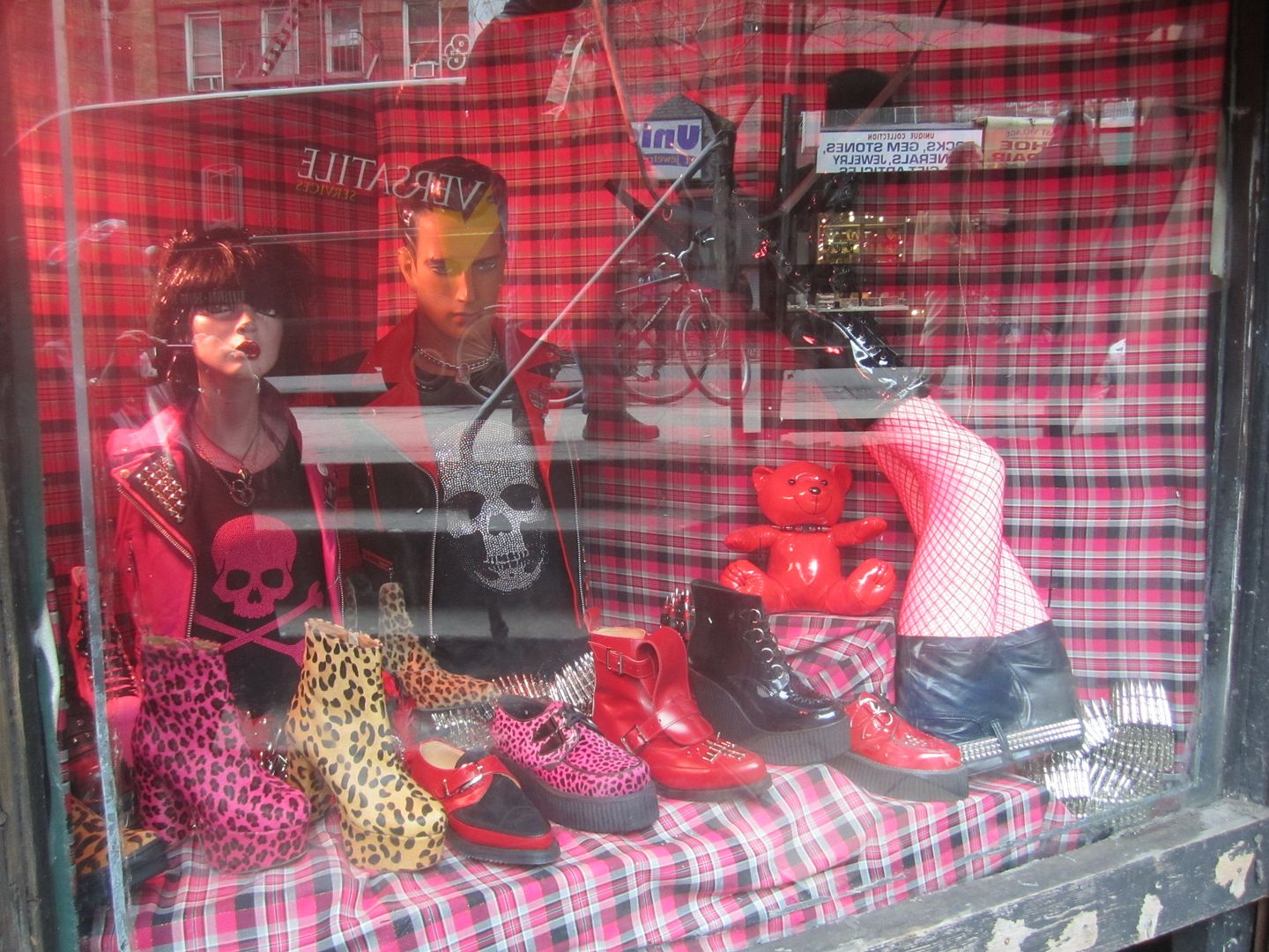 trash and vaudeville new york window display