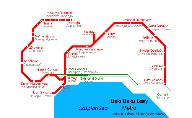 Baku Map