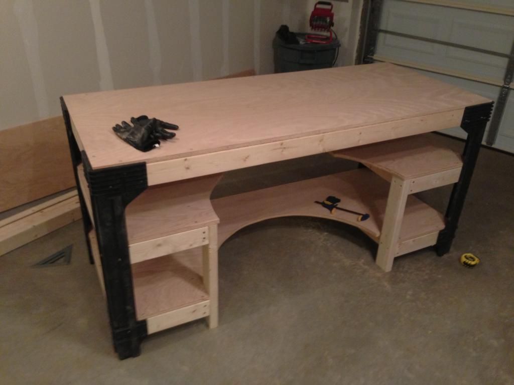 Woodwork Garage Workbench Plans 2x4 PDF Plans