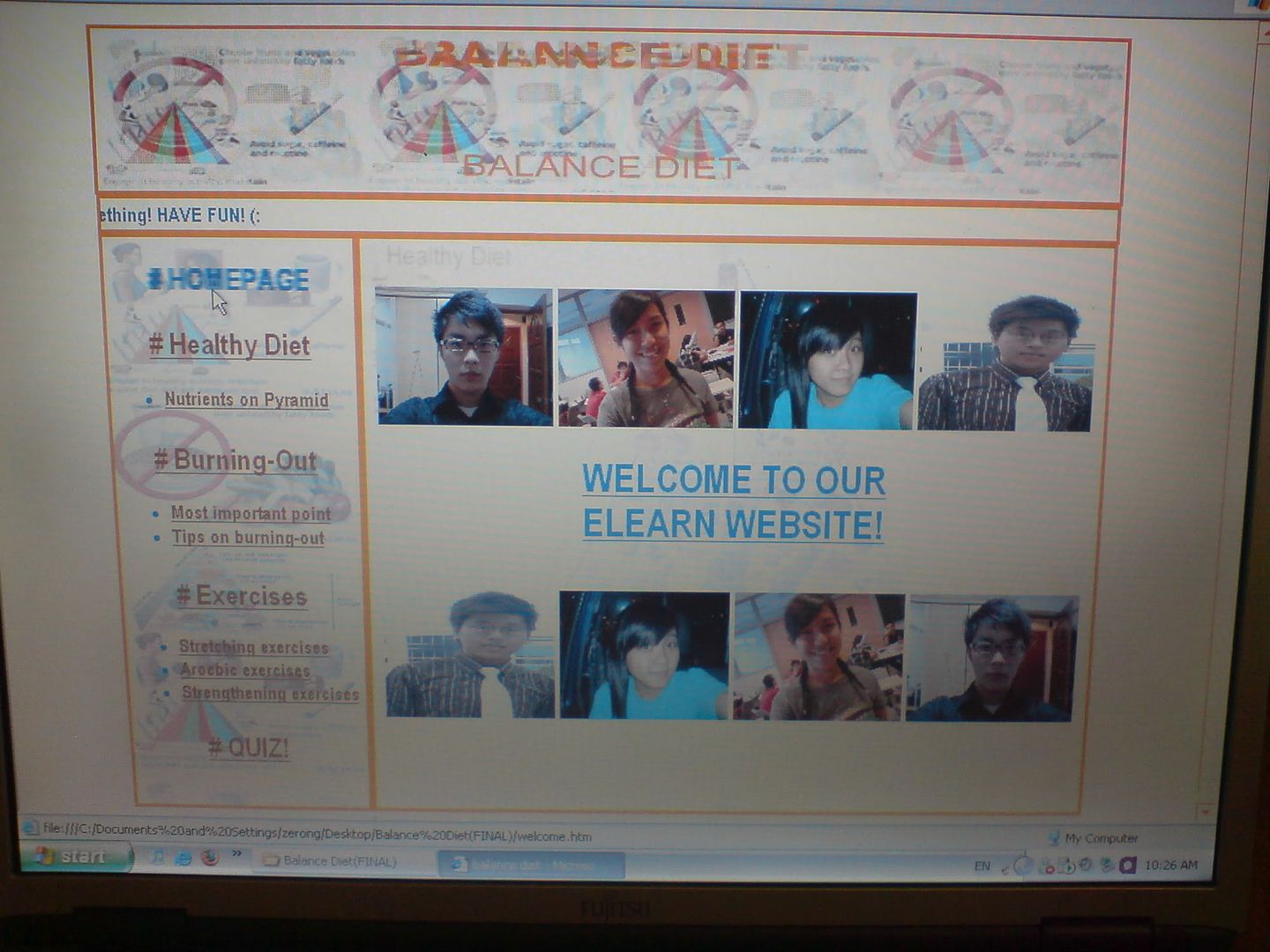 Web Application elearn project