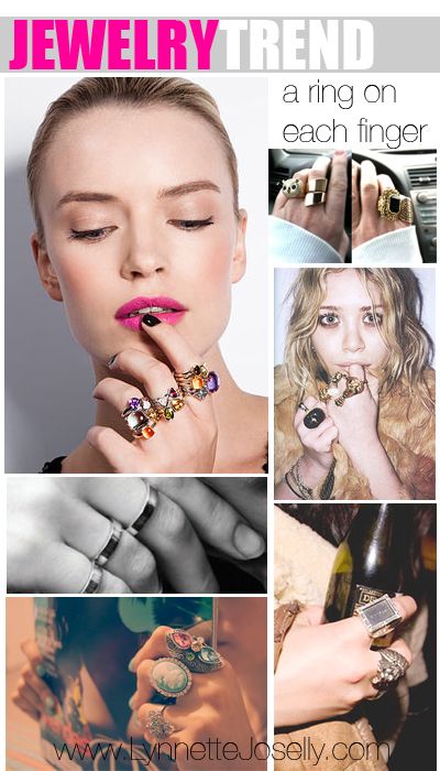 Fashion Trend 2010 Fashion Rings on Jewelry Trend  A Ring On Each Finger