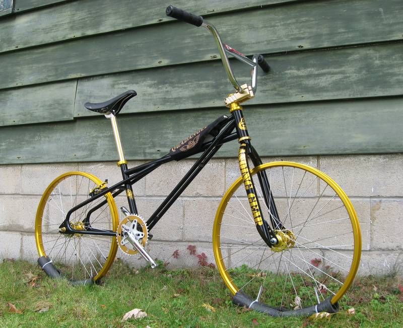 bicycle black gold