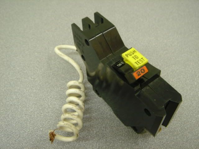 Federal Pacific Stab Lok 20 Amp Gfi Breaker Gfci Guaranteed With