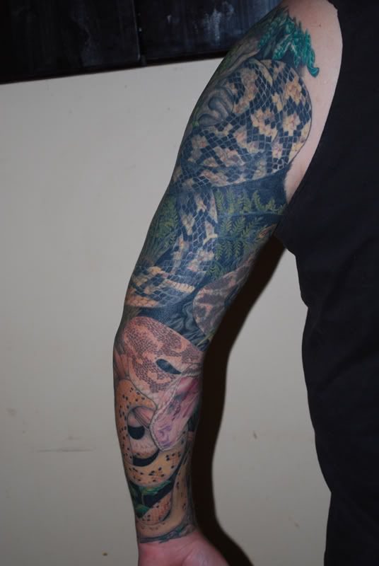 And this is some of the right arm