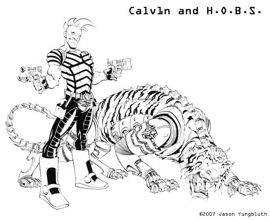 Calvin All Grown Up And Ready For Mayhem Calvinandhobbes