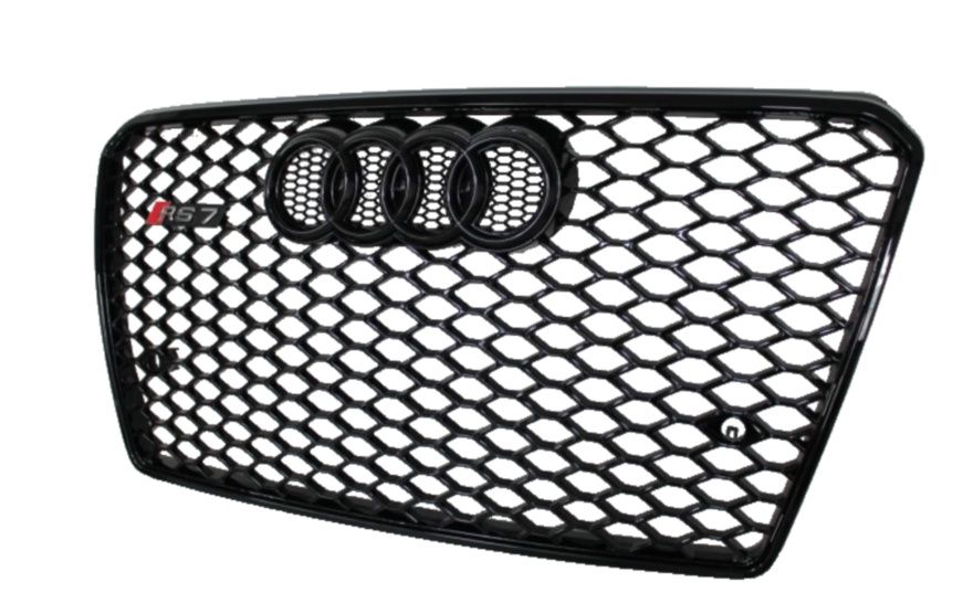 2012 2013 2014 2015 SUPER RARE AUDi A7 MESH SPORT Grill Grille RS7 Look BLACK eBay