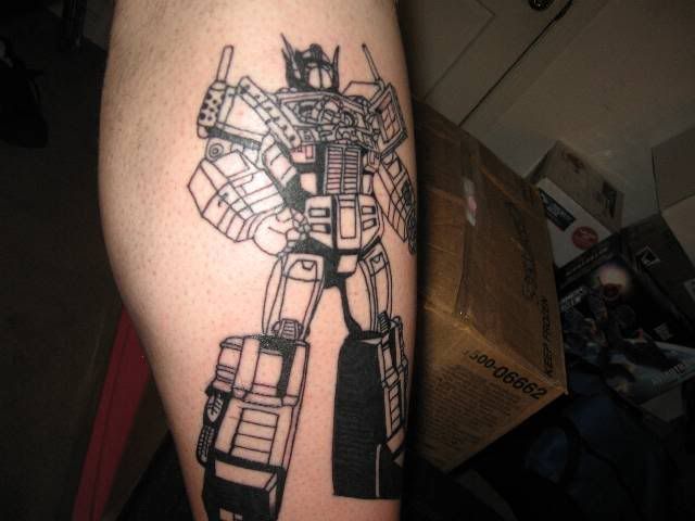 transformers optimus prime tattoo