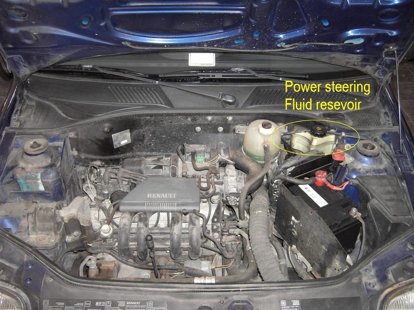 Renault Trafic Power Steering Reservoir