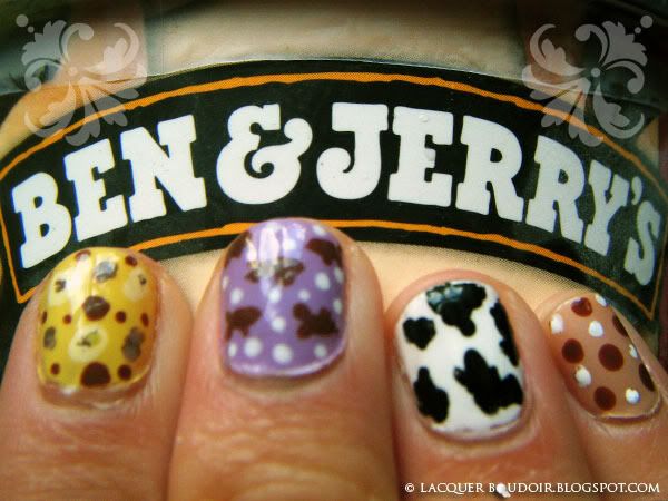 Ben & Jerry's - Sundae Festival Manicure - Right Hand