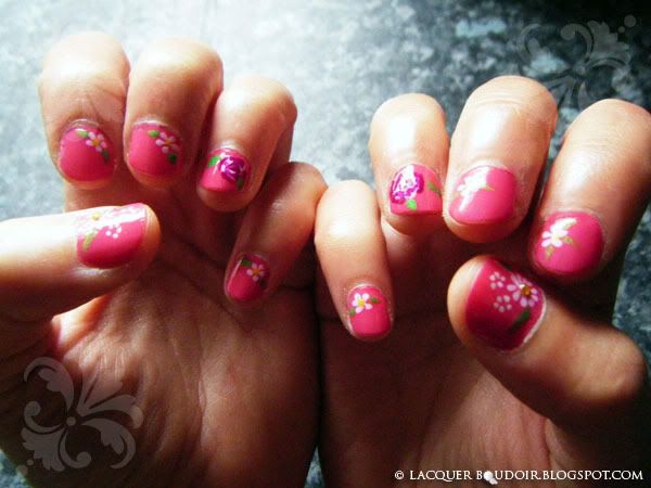 Lacquer Boudoir - Nail Art: Guest Manicure - Zara's Oriental Garden