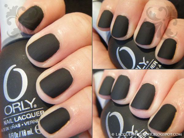 Lacquer Boudoir - Nail Swatches - ORLY: Matte Vinyl