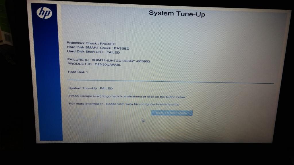 Hp 2000 Notebook Pc Hard Disk Failure