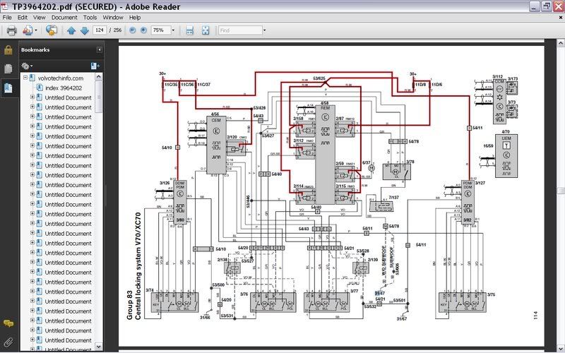03 V70 Rear Drivers Side Door Lock Issue - Volvo Forums ... volvo 740 wiring diagram starter 