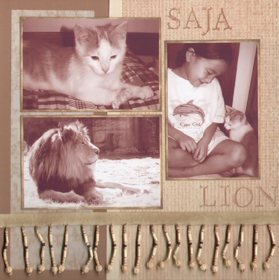 Vintage Kit 2007 ALSB Layout #7 - Saja Lion by Neith Juch