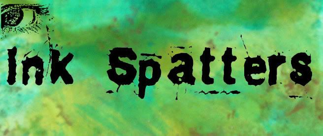 Ink Splatters Banner, Created With Alcohol Inks
