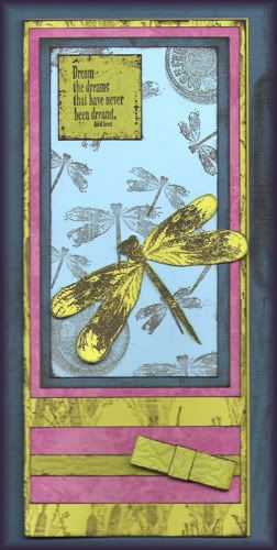 Centennial Kit 2007 Casual Dragonfly Card by Neith Juch