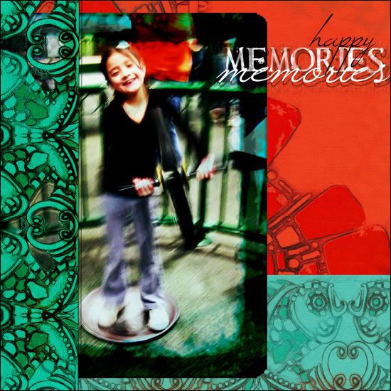 Happy Memories Digital Layout by Neith Juch