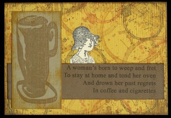 Black Coffee Card by Neith
