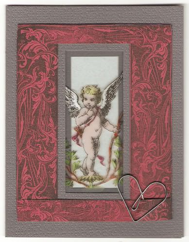 From the Heart 2008 - Cherub Window Card