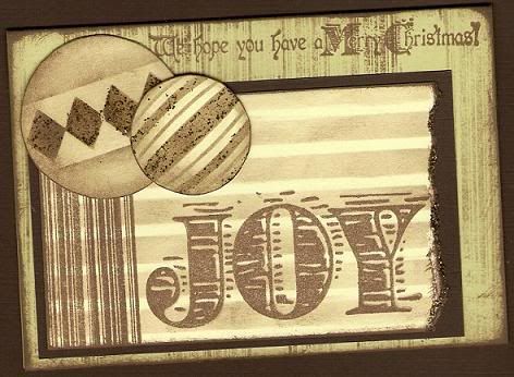 Christmas Joy Card by Neith Juch
