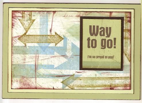 Way to Go Card by Neith Juch/