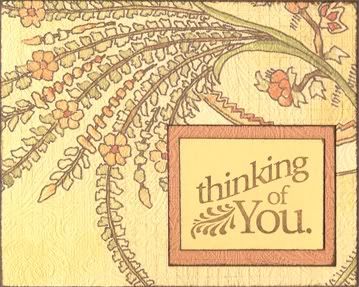 Thinking of You card by Neith Juch