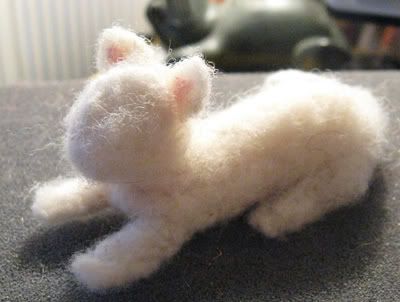 Work in Progress: Needle Felted 3D Cat