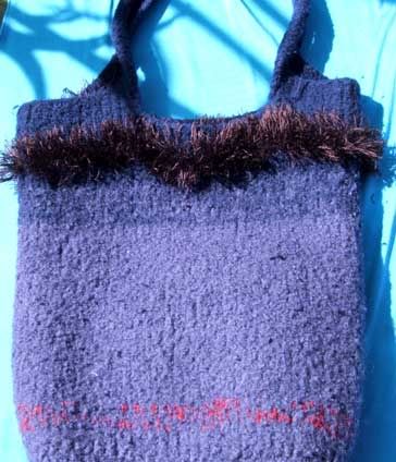 purple felted