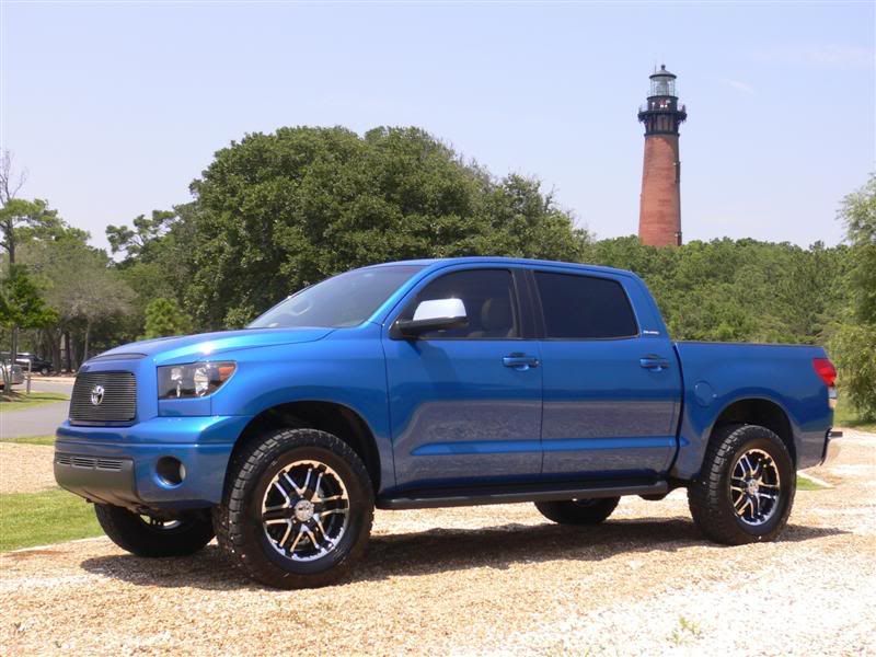 Black and chrome rims for toyota tundra