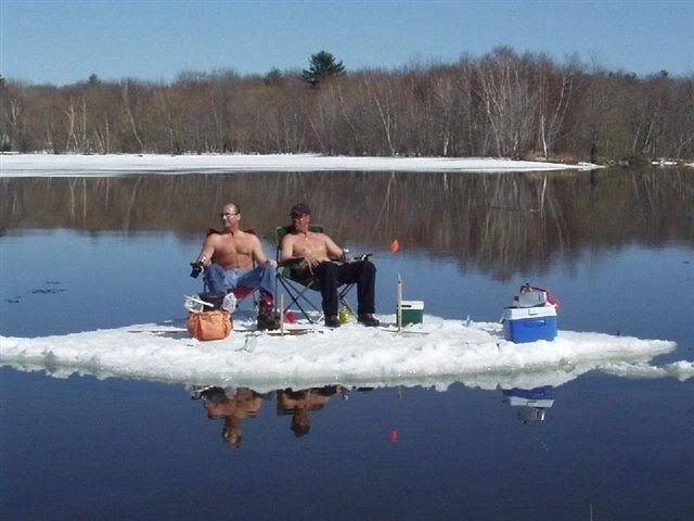 50 degrees and I was ice fishing - The Great Outdoors
