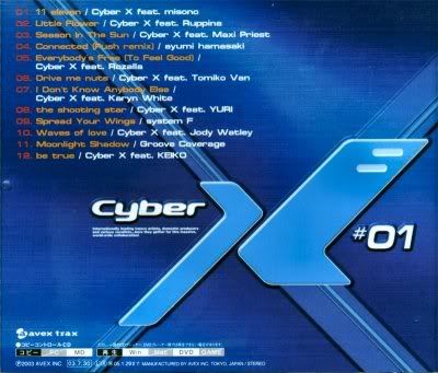 Cyber X #01 Back - Tracklist