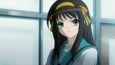 Haruhi is the ideal 4chan girl. Dense, weird, cold and likes aliens.