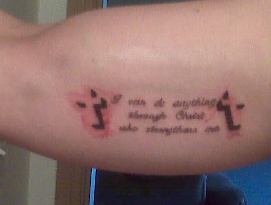 Tattoo Bible Quotes On Strength