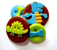 Ready To Ship! "Dino Friends" (set of 4)