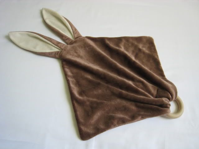 Alskar Baby OBV Cotton Tail Bunny Blanket  ~ Cuddle Lovie
