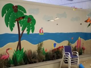 Furniture and Murals by justpaint: Beach Room for Preschool