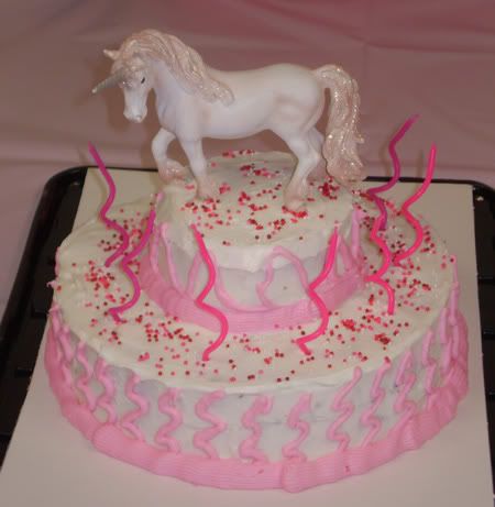 Unicorn Birthday Cake on First The Cakey Goodness From The Hands Of Omegadad