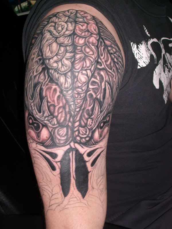full arm cthulhu tattoo