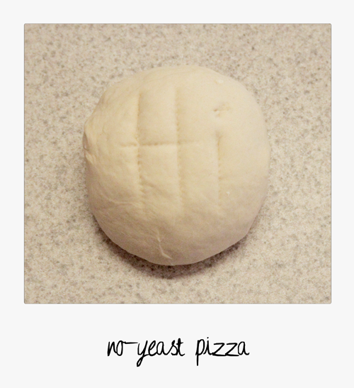 no-yeast pizza