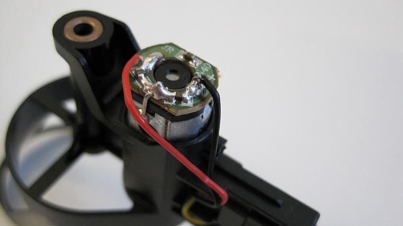 Motor Wires Properly Routed
